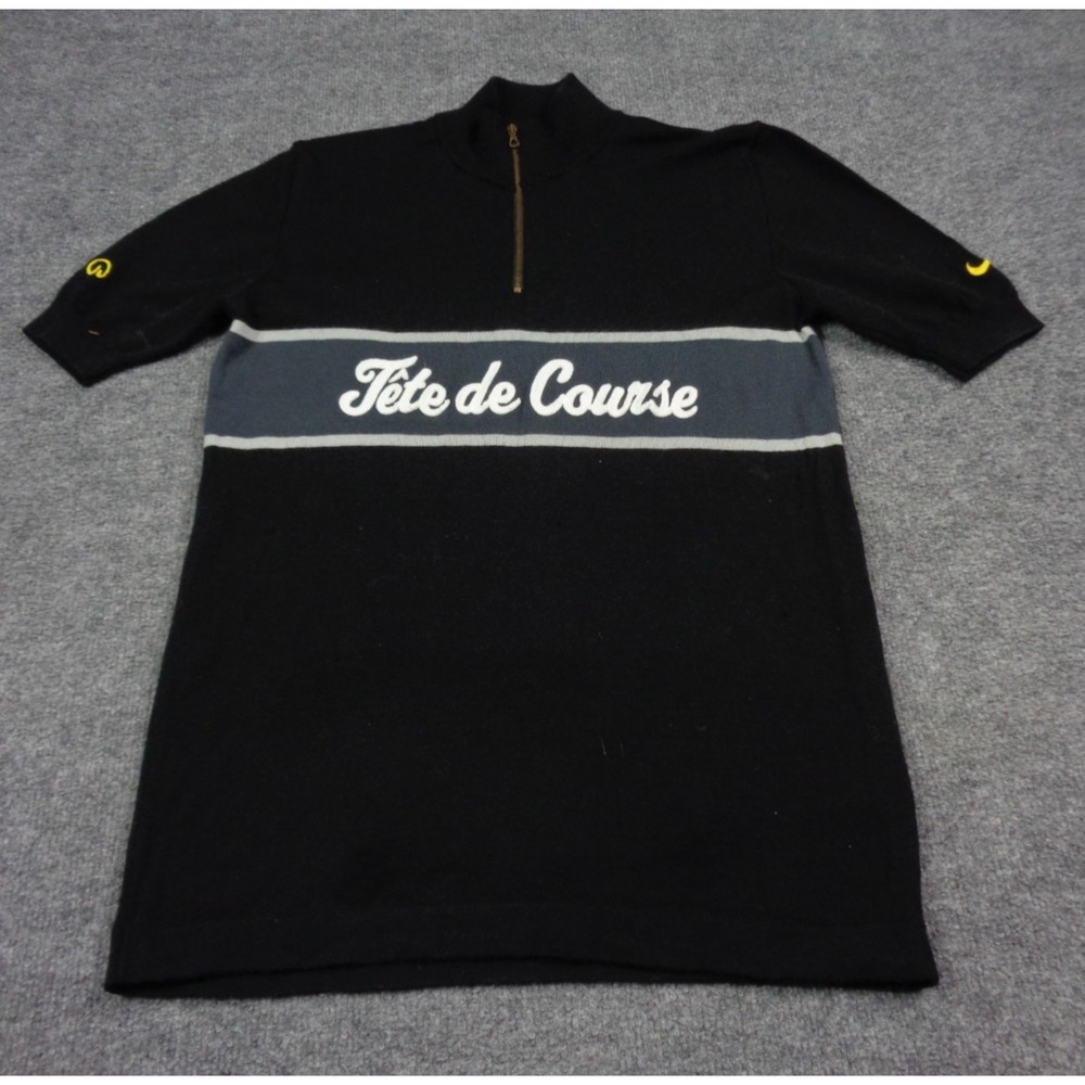 Nike Tete de Course Throwback Cycling Jersey Merino Wool Made in Italy Small